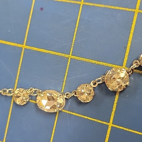 Diamond Faux Silver Tone 18" + 2" Extension Necklace - Picture 3 of 6